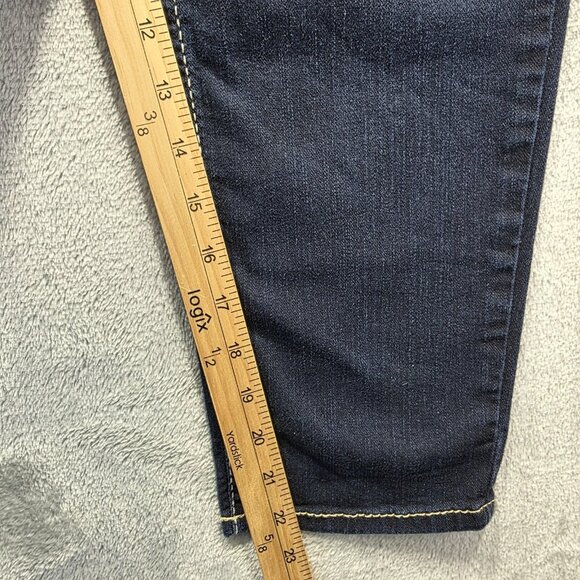 Silver Jeans Co Suki High Capri Jeans Womens W31 L24 Dark Wash Super Stretch - Picture 9 of 11